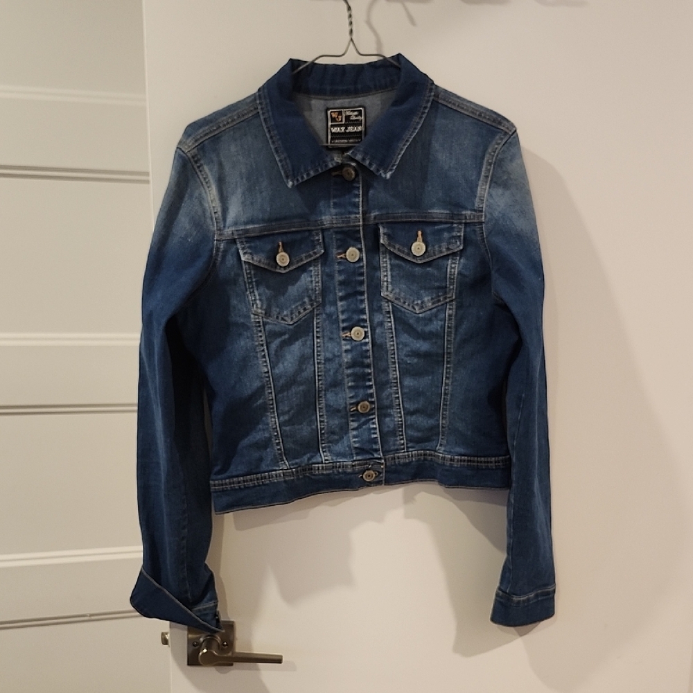 P2P 18" Wax Jeans Classic Blue Jean Jacket